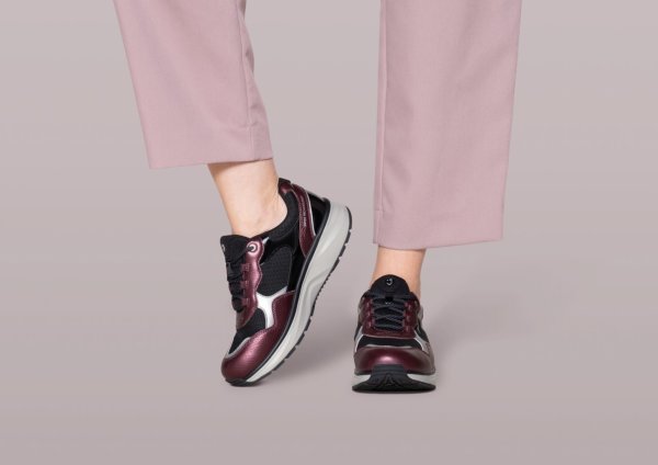 TinaⅢ Pink/Black 膝、腰に驚くほどやさしい やわらかい履き心地の靴